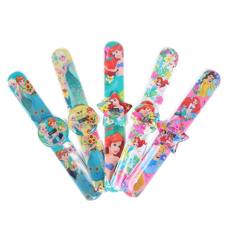 Beian New Fashion Cheap Custom Digital Kids PVC Slap Wrist Watch