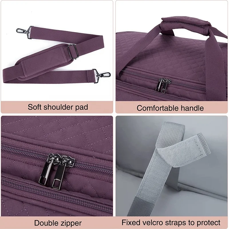 Mergeboon Customized double layer  cricut maker 3 explore carrying case bag