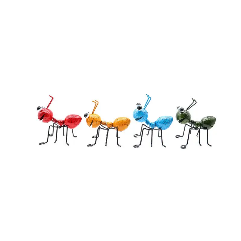 Wholesale Metal Crafts Iron Animal Ant Figurine for Garden Decor