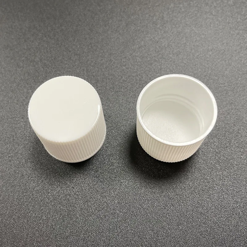Wholesale custom 28/415 PP matte surface/Bright/wired surface Plastic screw Cap For Cosmetic Bottle 28mm thicker Screw Cap