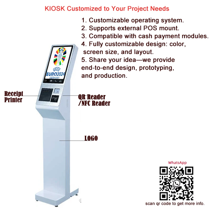 Self Sevice киоск оплаты счетов с считывателем карт atm и msr