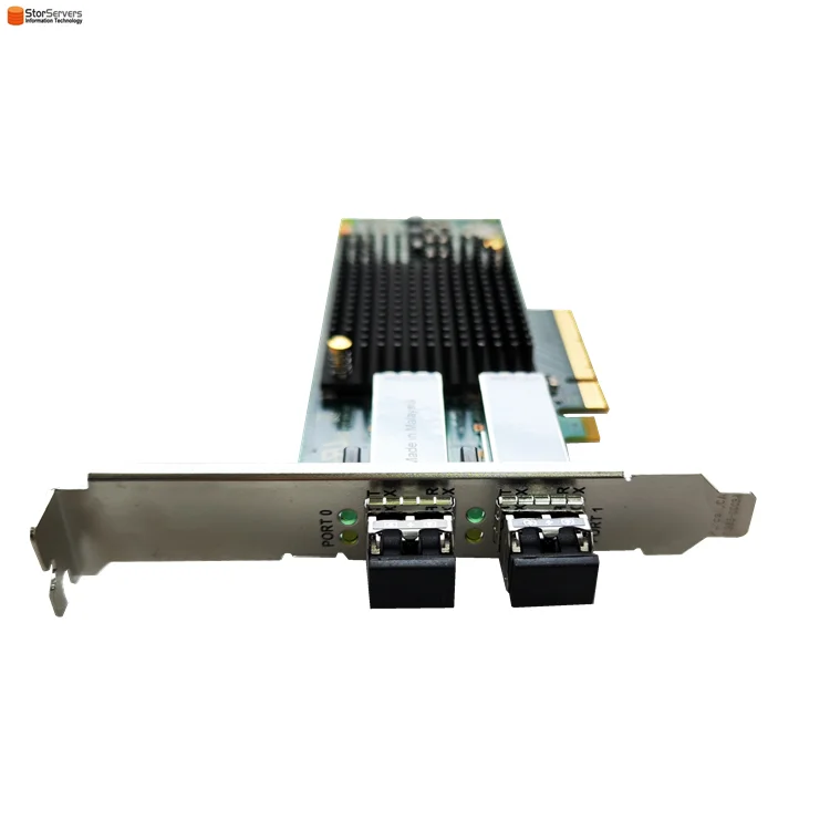 Genuine 32GFC Fibre Channel Dual-port host bus adapter controller Cards HBA 403-BBLT Fibre Card Lpe32002-M2