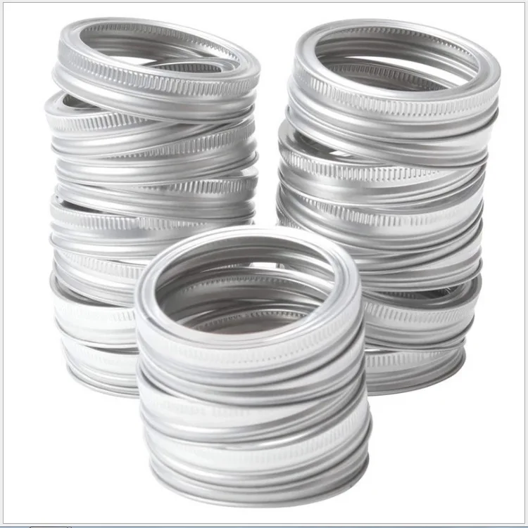 Hot Selling Canning Lid Mason  70mm 86mm  Gold Silver Covers Replacement Tinplate Sealing Reusable Leak Proof Split Type Jar Lid
