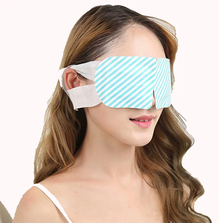 Customized best self heating warming heated eye mask steam warm heat hot compress gentle instant disposable steam eye mask patch