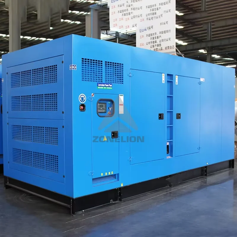Weichai Baudouin Power Generator 500kw 630 kva Generador Diesel Electric Generator Silent Canopy Diesel Generator Set