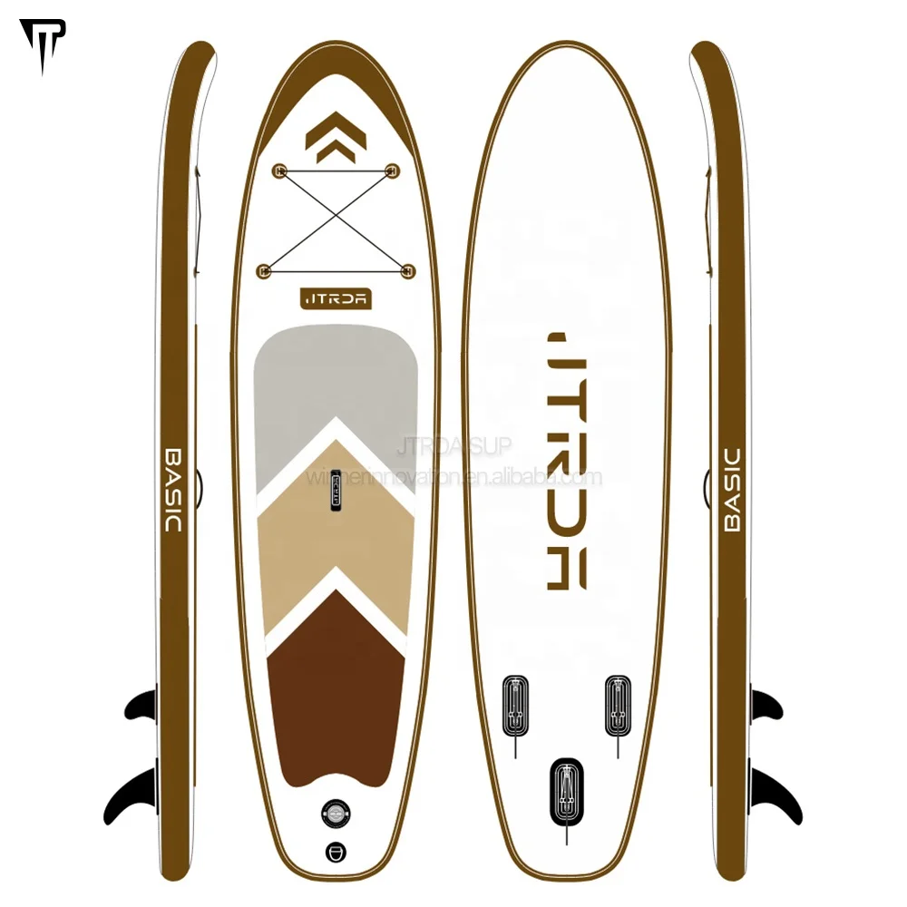 JTRDA Dropshipping OEM supboard water sport inflatable paddle board fishing 11 ft measure board fish TOURUS fishing boat board