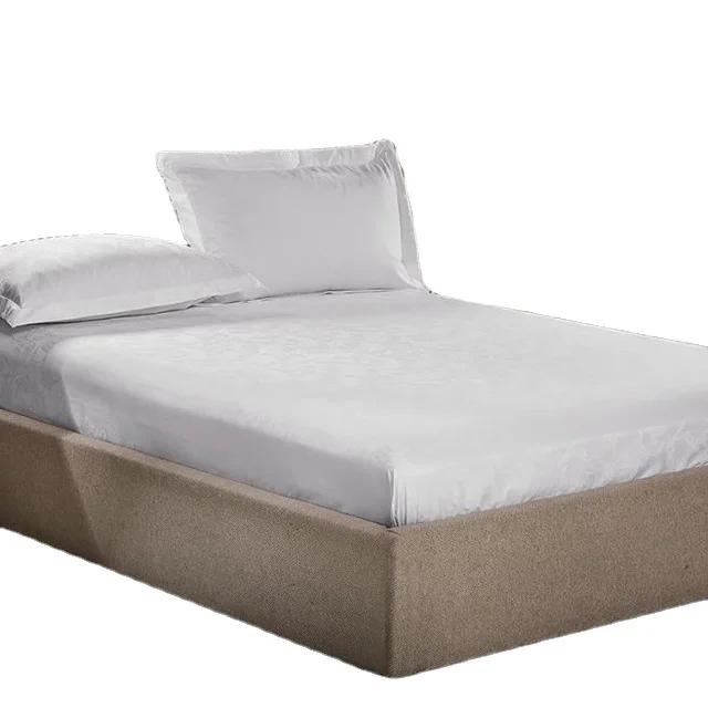 Wholesale Waterproof Mattress Protector Double Layer with PU Vinyl Fitted Sheet Bed Bug Mattress Cover