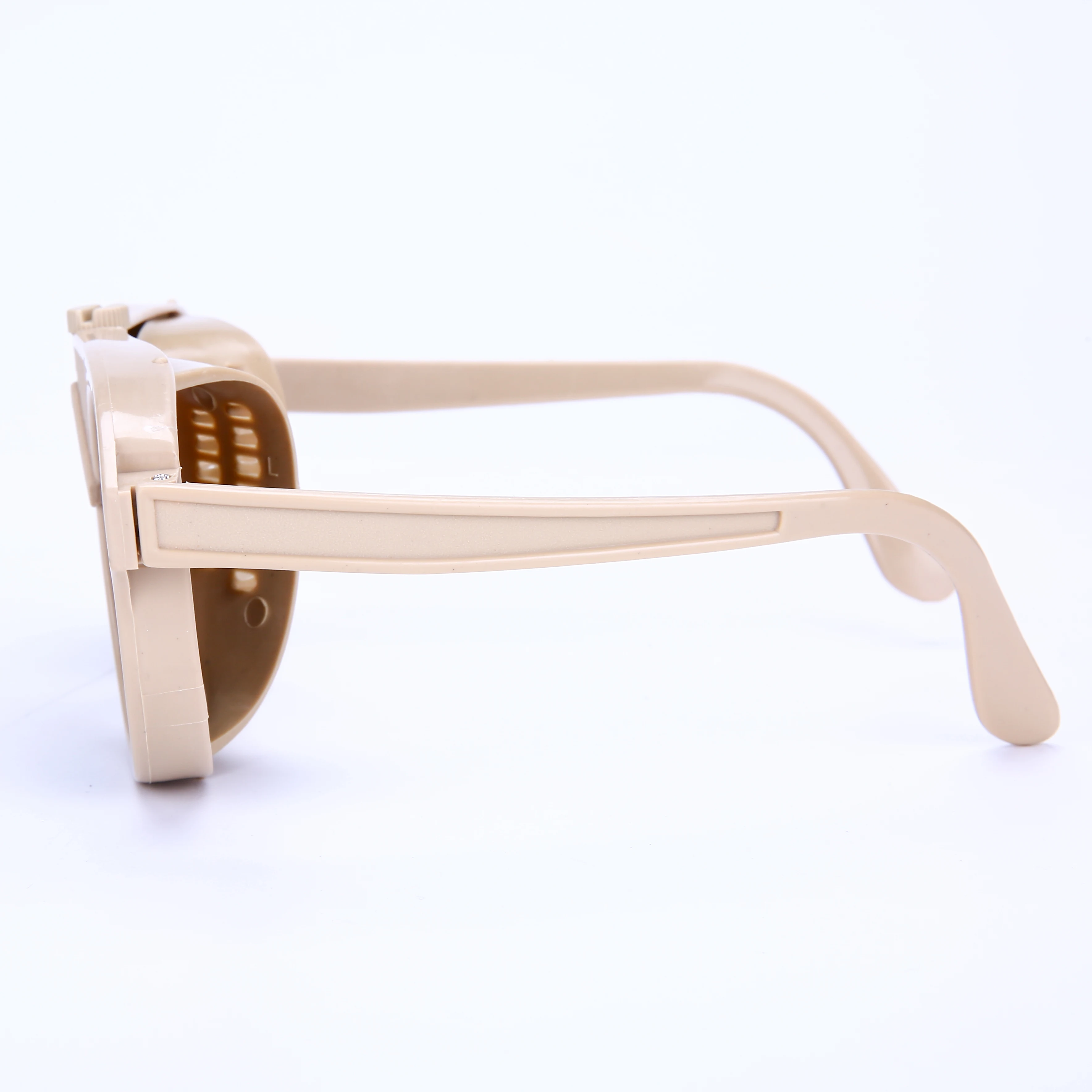 Customizable color flip-up front design resists splashing flexible PVC frame seals tightly safety welding