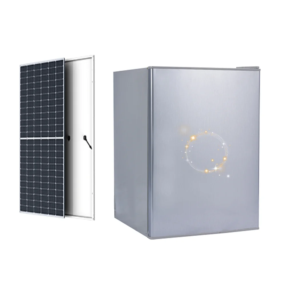 Solar powered 70L refrigerator single door run on solar system compact refrigerator eco-friendly