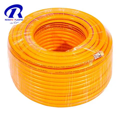 Agriculture Flexible PVC Braided Reinforced Spray Water Air Pipe Korea High Pressure Hose