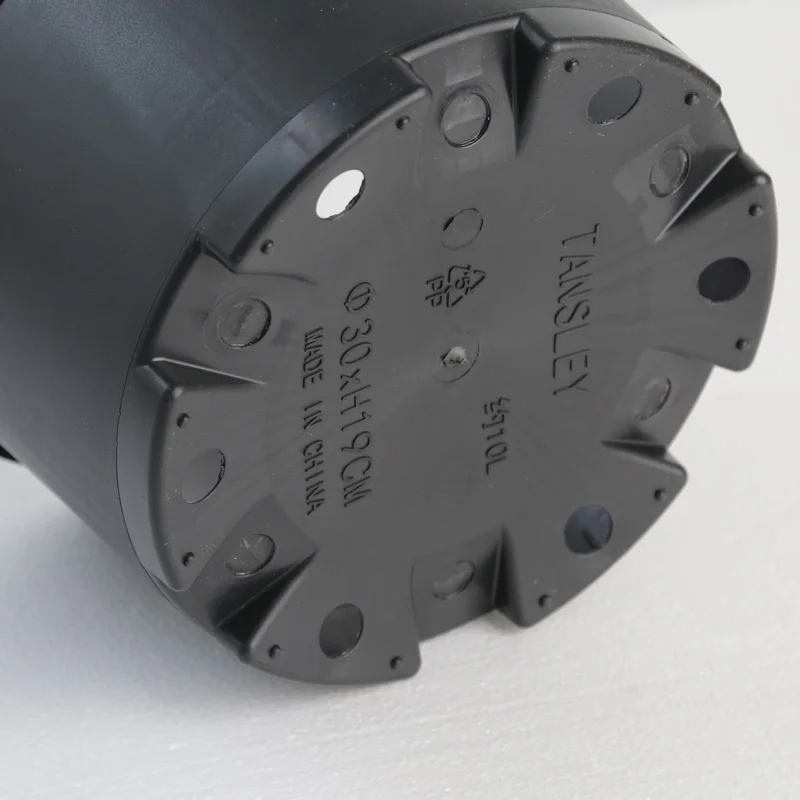 
Black Color Round Shape 10 Inch Planter Large Clay Plastic Plant Pot Indoor and Outdoor Flower Pots for Garden 