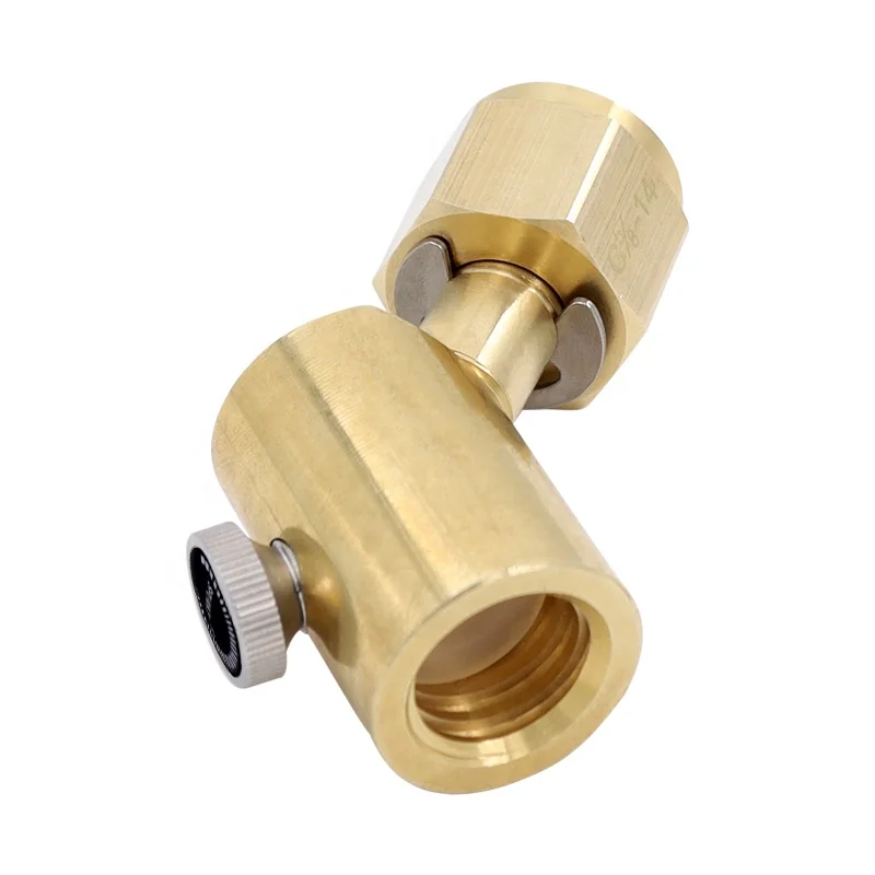 Co2 Cylinder Refill Adapter Co2 Tank to Soda Cylinder with Release Valve for Soda Maker Co2 Cylinder