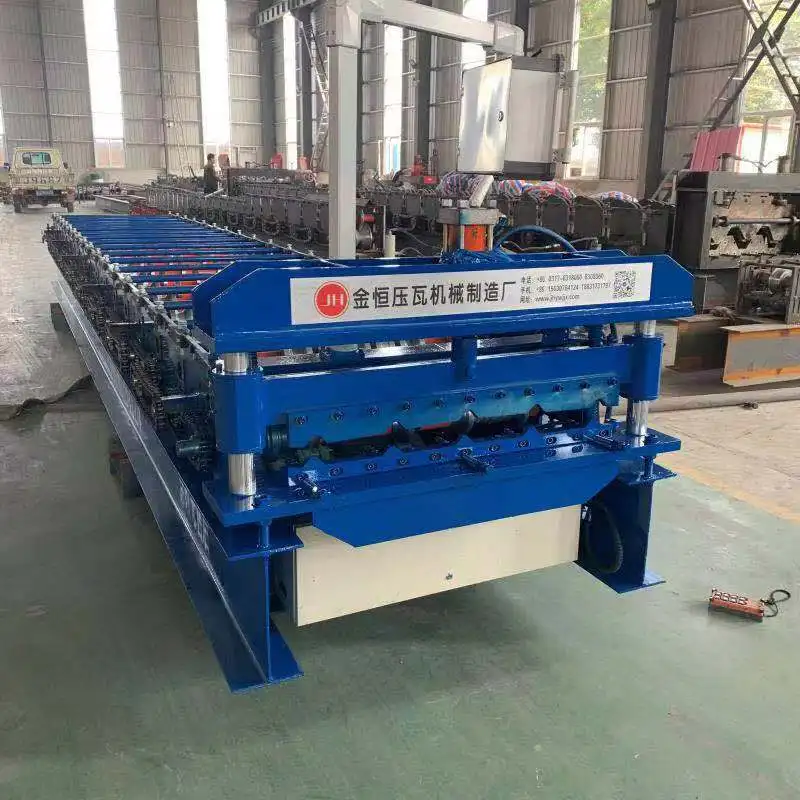 Metal Sheet Rolling Machine Building Material Machinery Tile Making Metal Sheet Roll Forming Machine