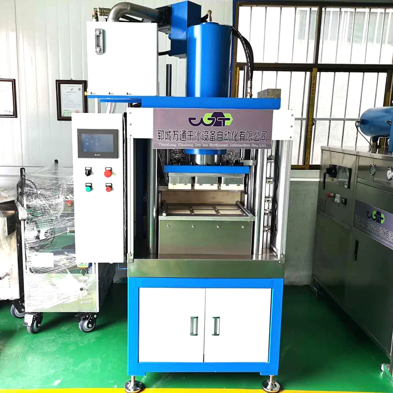 Wantong Durable Dry Ice Block Making Machine Dry Ice Machine blocks /Cubes Ice Maker