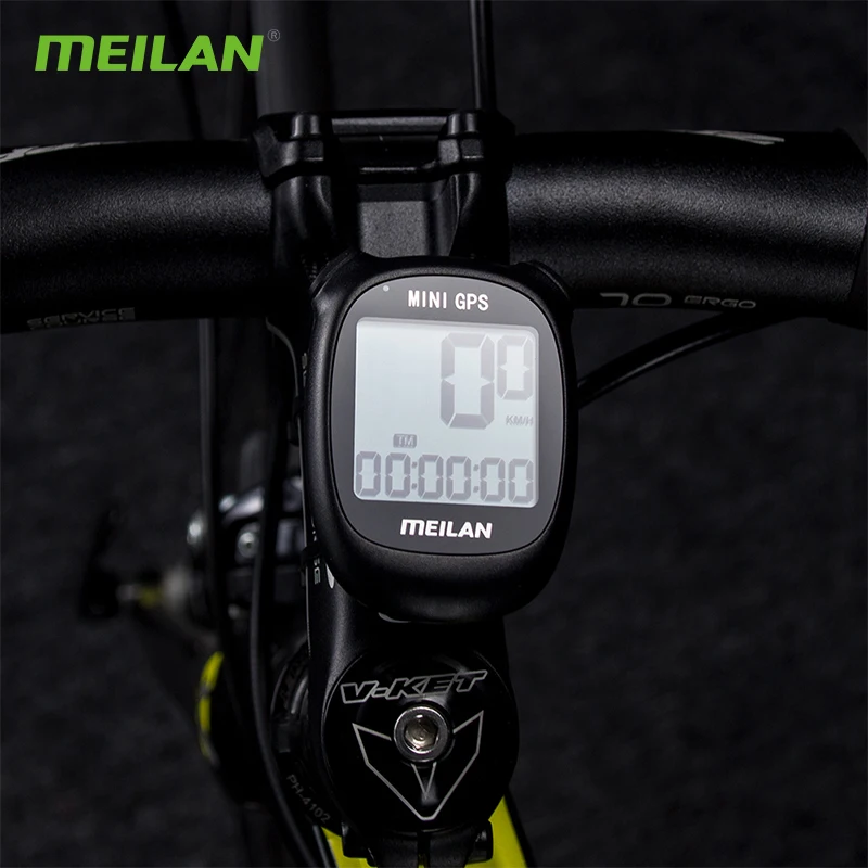 Bicycle Accessories Meilan Mini GPS Cycling computer odometer bicycle cheap wireless computer waterproof rechargeable battery