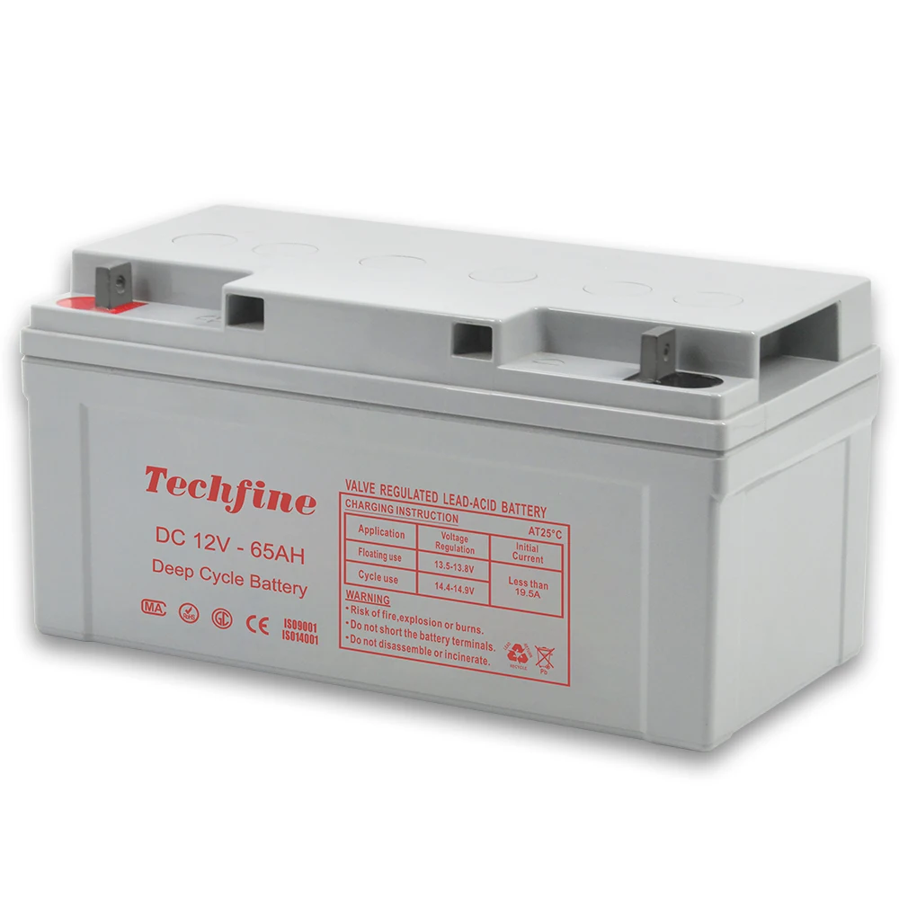12V 65ah 200ah 250ah Lead Acid Batteries Deep Cycle  Battery Solar Battery for Solar Panels