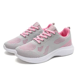 Wholesale women Shoes Fly Knit Upper MD Sole Breathable Fashion Trend Sneakers Shoes High Quality Sneakers Running Shoes