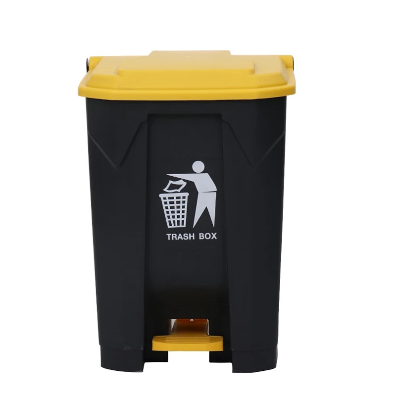 50L Factory Price Rectangular Wholesale Home Kitchen Step Pedal Waste Bin Garbage Trash Cans
