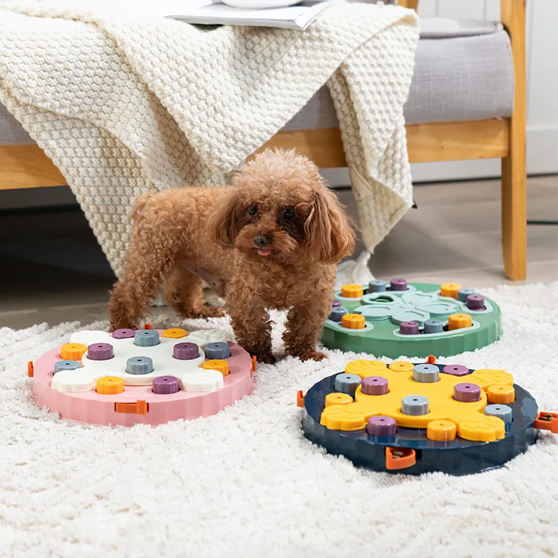 Dog Interactive IQ Puzzle Pet Dog Slow Feed Food Educational Toys