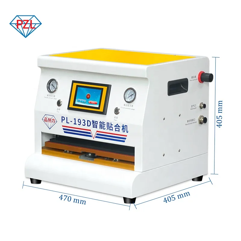China Machine Manufacturer 2023 New Arrivals PL 193D Mobile Phone Screen LCD OCA Glass Laminating Machine For Laptop