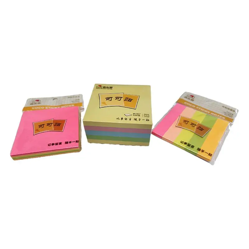 2024 New Arrivals Memo Pallet Sticky Note pad Cube Custom Printing Page Marker Sticky Note Memo Pad