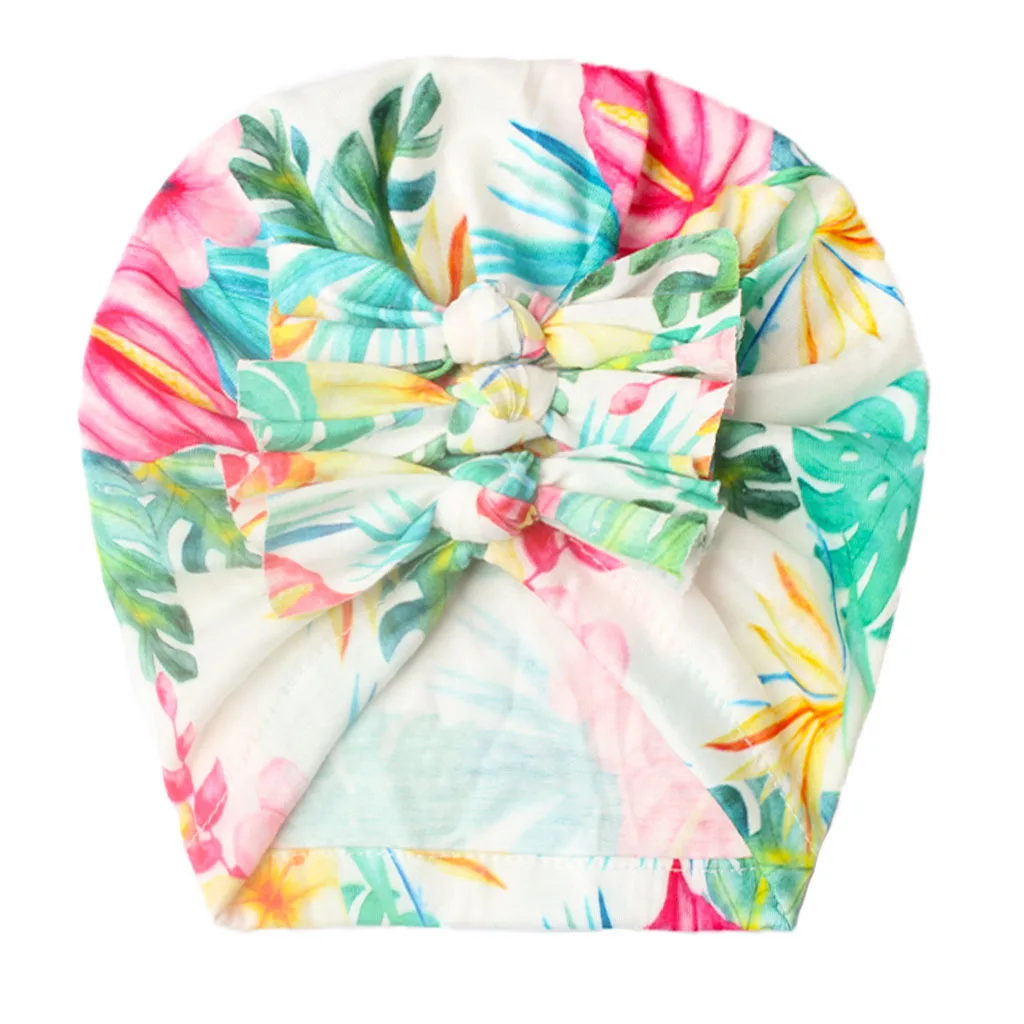 2021 Amazon Hotsale Baby Fashion Products European and American Children Fold Hat Baby Hat Autumn Turban Hat