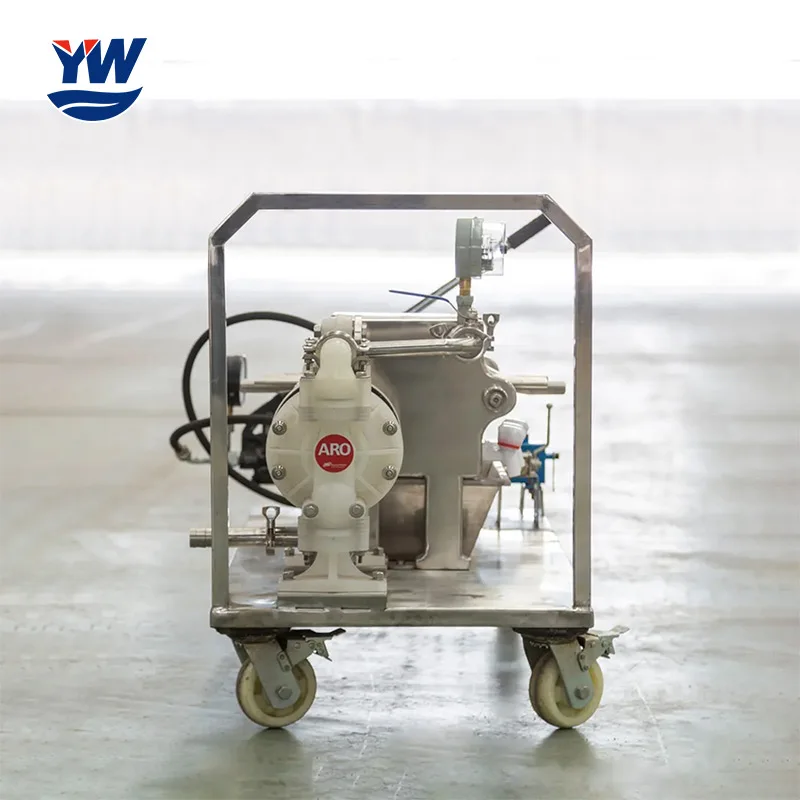 Movable Mini Hydraulic Membrane Filter Press Machine for Laboratory/Lab, Small Filter Press