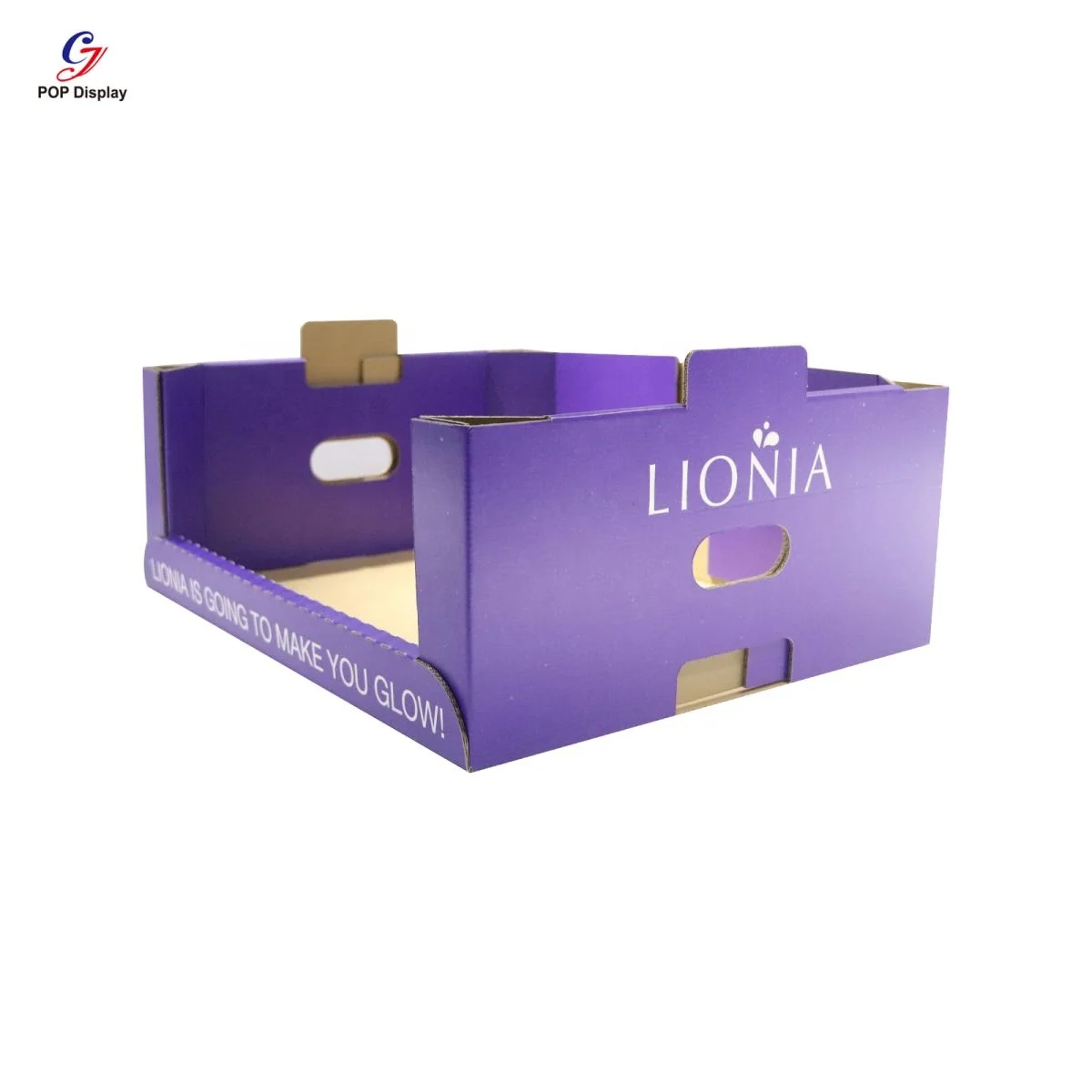 Customized Size Printing Freely Stack Cardboard Carton Boxes Stacking Storage Paper Box With Lids For Fruit