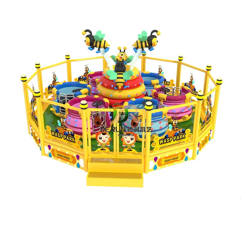 Amusement park spinning balls equipment spray balls track train rides for sale