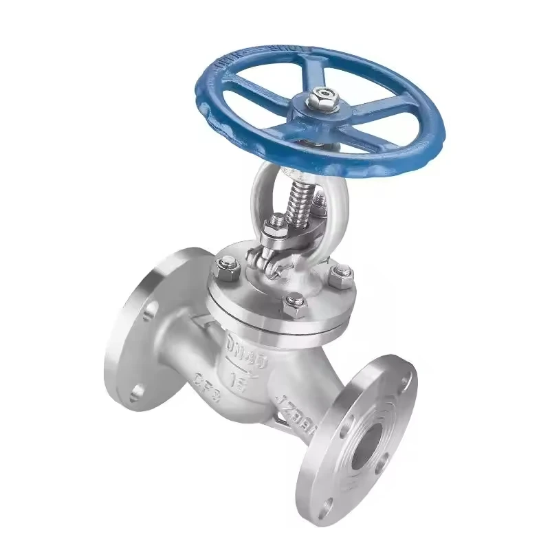 Sanitary Stainless Steel Globe Valve ss304 ss316 Globe Valve With Wheel Handle For Water-Treatment