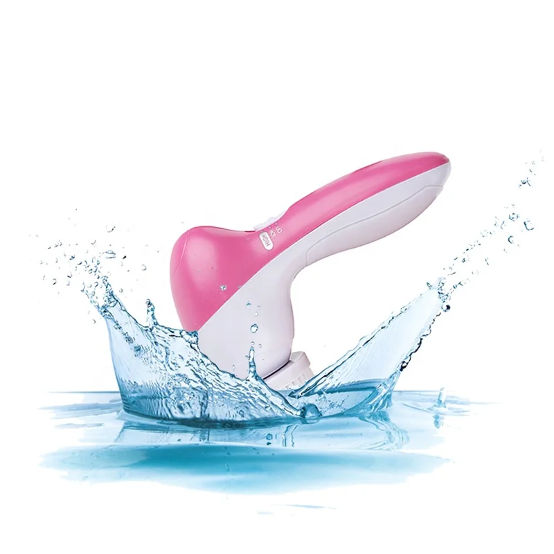 
4 in 1 Rotating Spin Facial Massager Face Cleaning Brush Electric Face Exfoliating Brush with Storage Box 