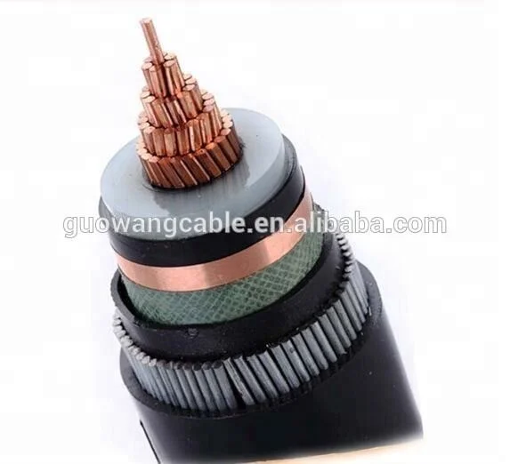 26/35kv Copper Conductor Xlpe Insulation Power Cable 1x240 Sqmm 1x185sqmm