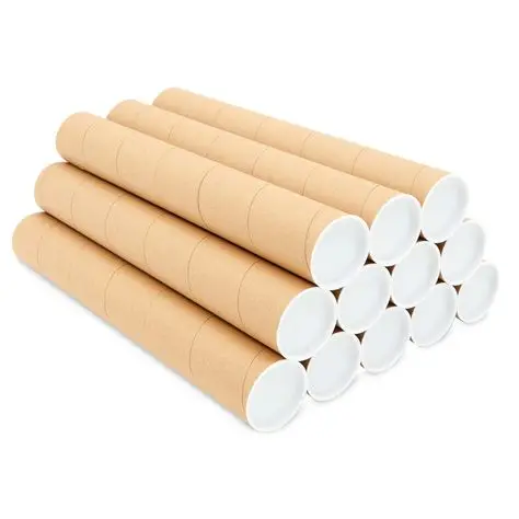 Customized Kraft Paper Tube Cylinder Shape round Pattern Made from Cardboard Plastic for Craft Use Cheap Price from Vietnam
