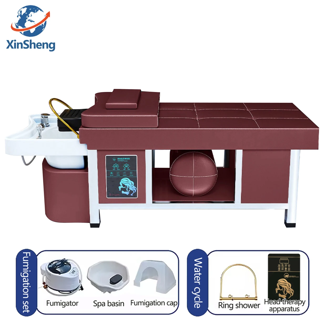 Japan Head Spa Equipment Customization Salon Thai Massage Hair Wash Table Massage Chair Head Water Therapy Hair Shampoo Bed