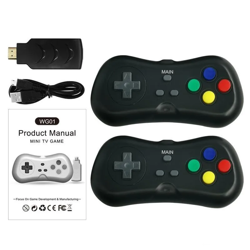 
Hot new video game console build in 638 classic games wireless high definition game console with 2 wireless controllers 