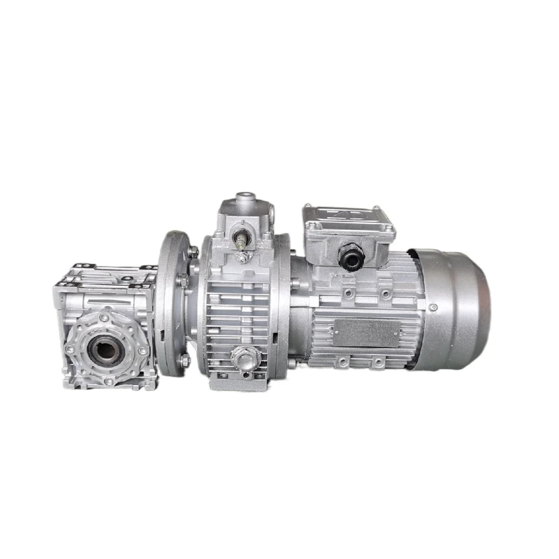 Вариатор с бесконечным электродвигателем серии UD UDL 200-1000 об/мин с червячным Редуктором серии NMRV