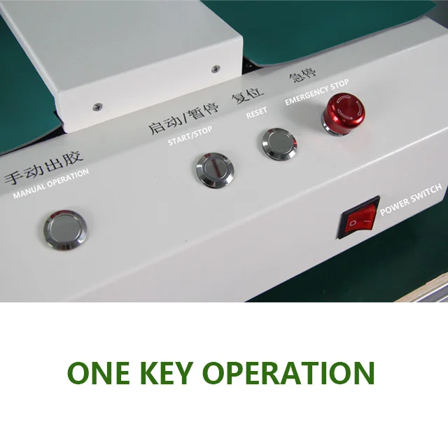 High Quality GREEN Second Generation Dispensing Robot DP500D Cellphone Speaker Hot Melt Glue Automatic Dispenser Machine