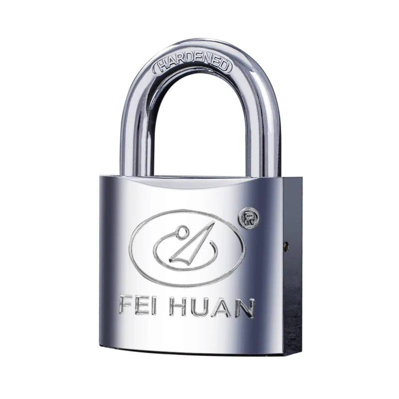 New product multi functional professional advanced bright chromium medium iron padlock