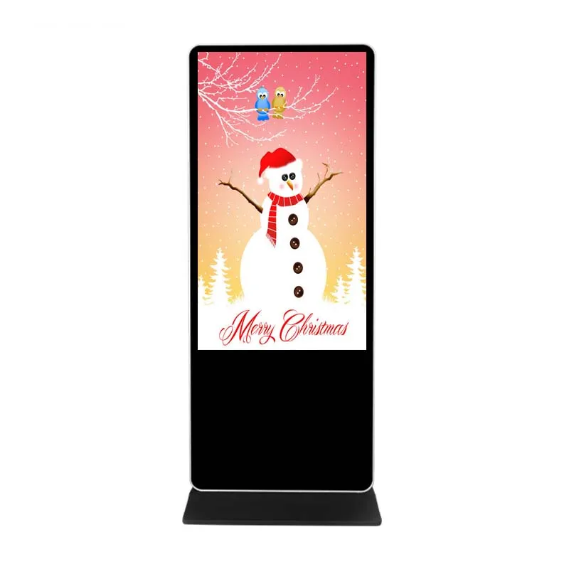 65  Inch Advertising Display Digital indoor Android Standing 2160p Stand Signage Floor Lcd Screen