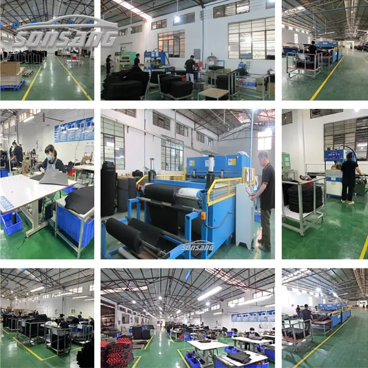 SONSANG Car Interior Carpet with 5d Mat Custom Set Floor Foot Car Interior Carpet