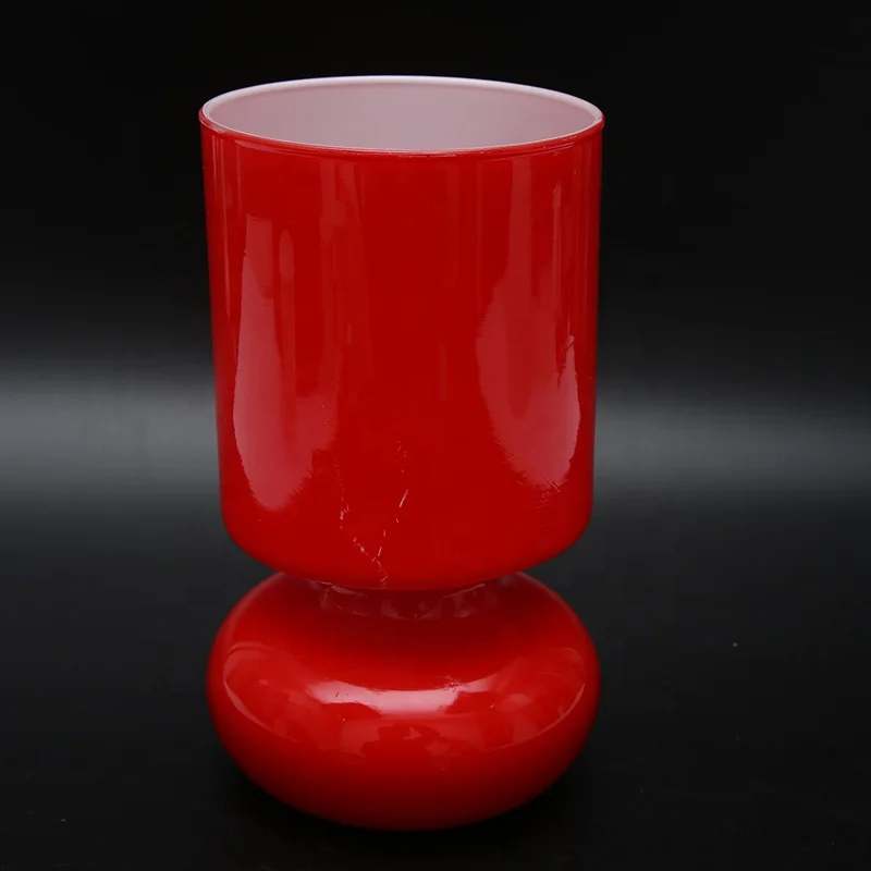 Red Colored Borosilicate Glass Tube for Lamp Covers & Shades