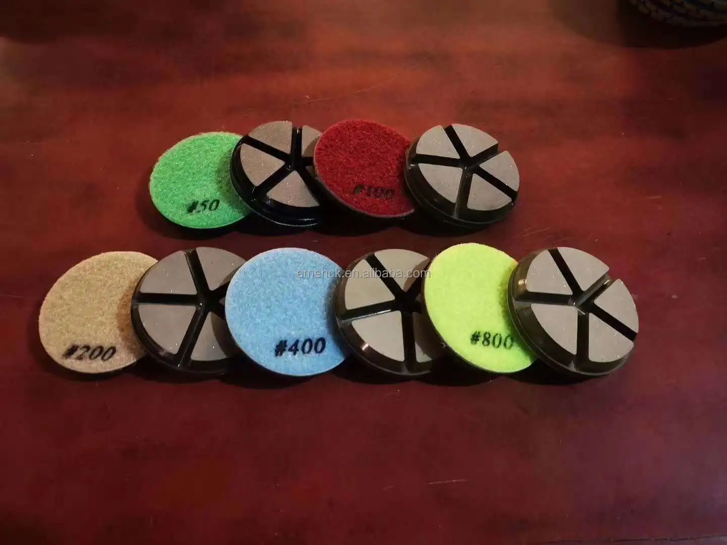 2023 Factory Wholesale Logo Customizable Ceramic Resin Concrete Floor Polishing Pads