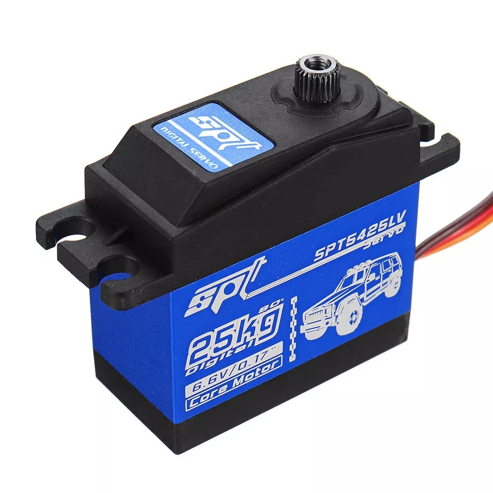 SPT5425LV 25KG High Torque Digital Metal Gear Dc 1 10 rc car steering Servo Motor