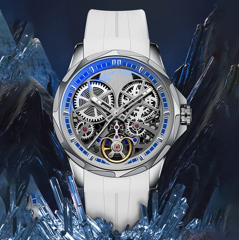 2022  quality luxury  business 10 atm waterproof new design fashion men stainless steel automatic wrist watches