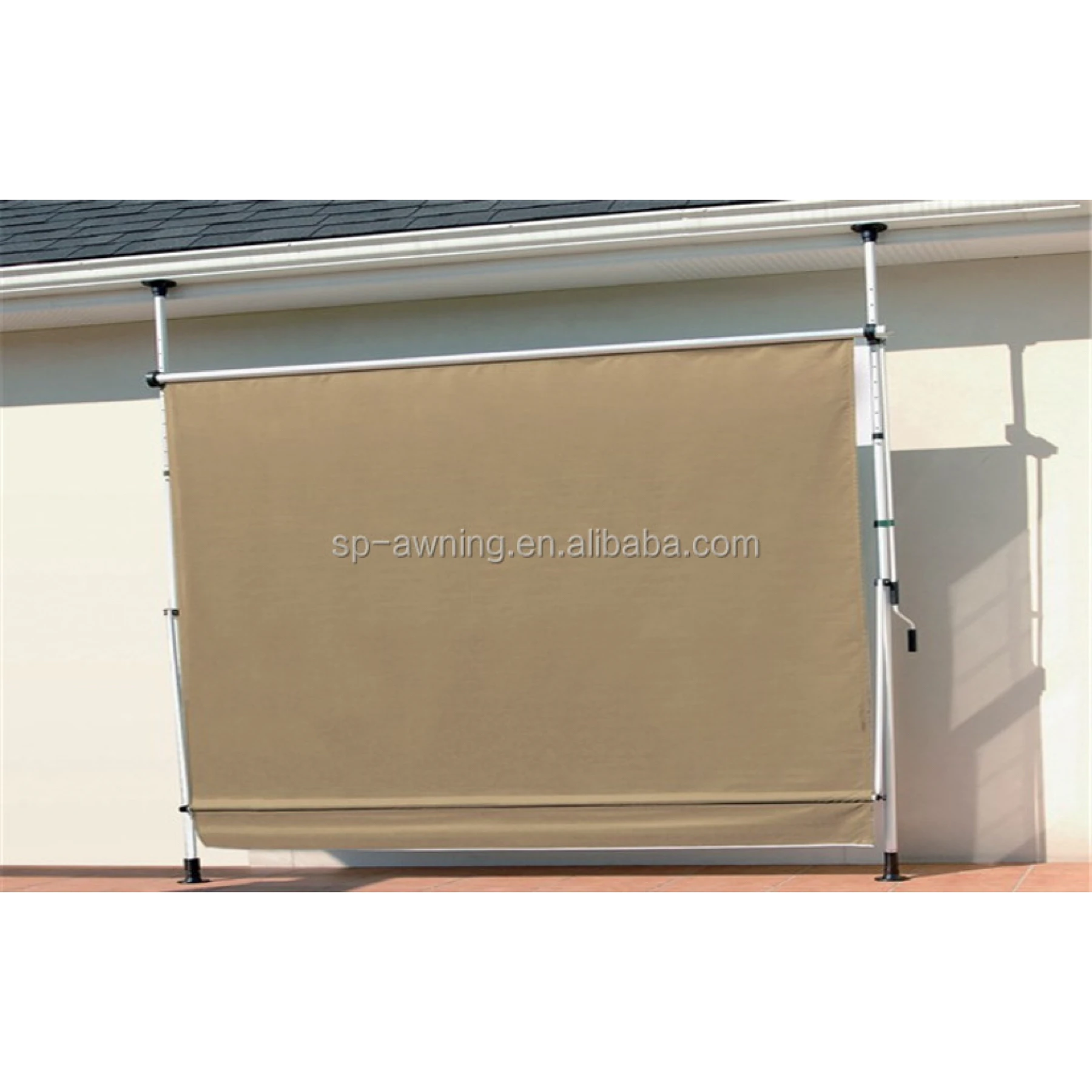 Adjustable Manual Retractable Outdoor Canopy Awning for Balcony for Office Hotels Schools Bathrooms Warehouses