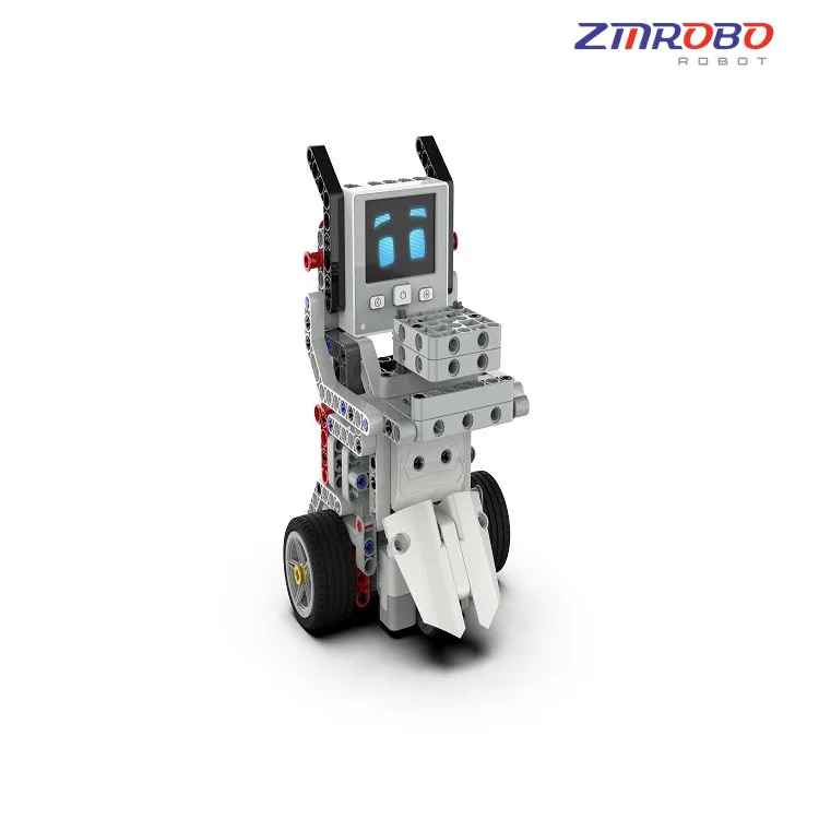 Zmrobo науки и образования с двойной пульт Дистанционного Управления Программируемый образовательная игрушка в подарок интеллигентая (ый) программирования строительный блок робот