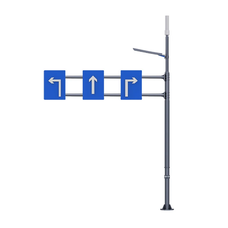 Factory Wholesale Galvanized Multifunction Pole Traffic Light Pole Cross Arm Street Poles