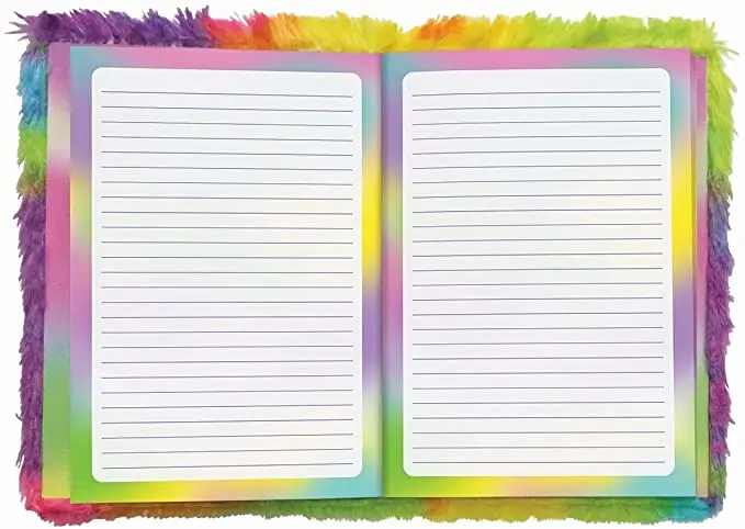 New Arrival High quality different size custom plush note book cover wood notebook notebook printing