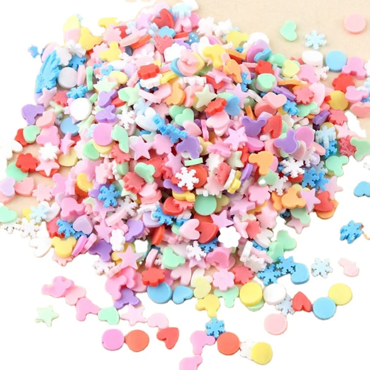 
New soft ceramic polymer clay particle slices fashion mobile phone case decoration diy accessories nail material 