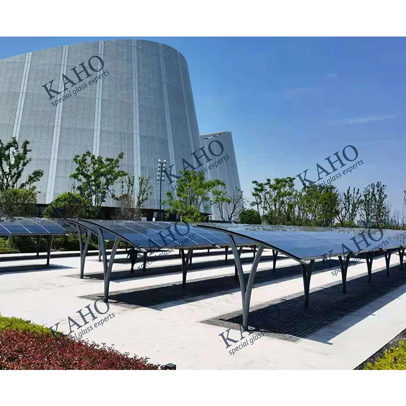 Colored Transparent CdTe Thin Film Glass Solar Module  Pv Glass Bipv Sun PowerSolar Panel Glass Facade For Building